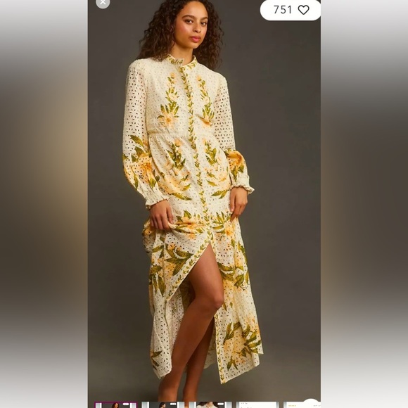 FARM Rio Dresses & Skirts - Stunning. Floral Embroidered White Dress